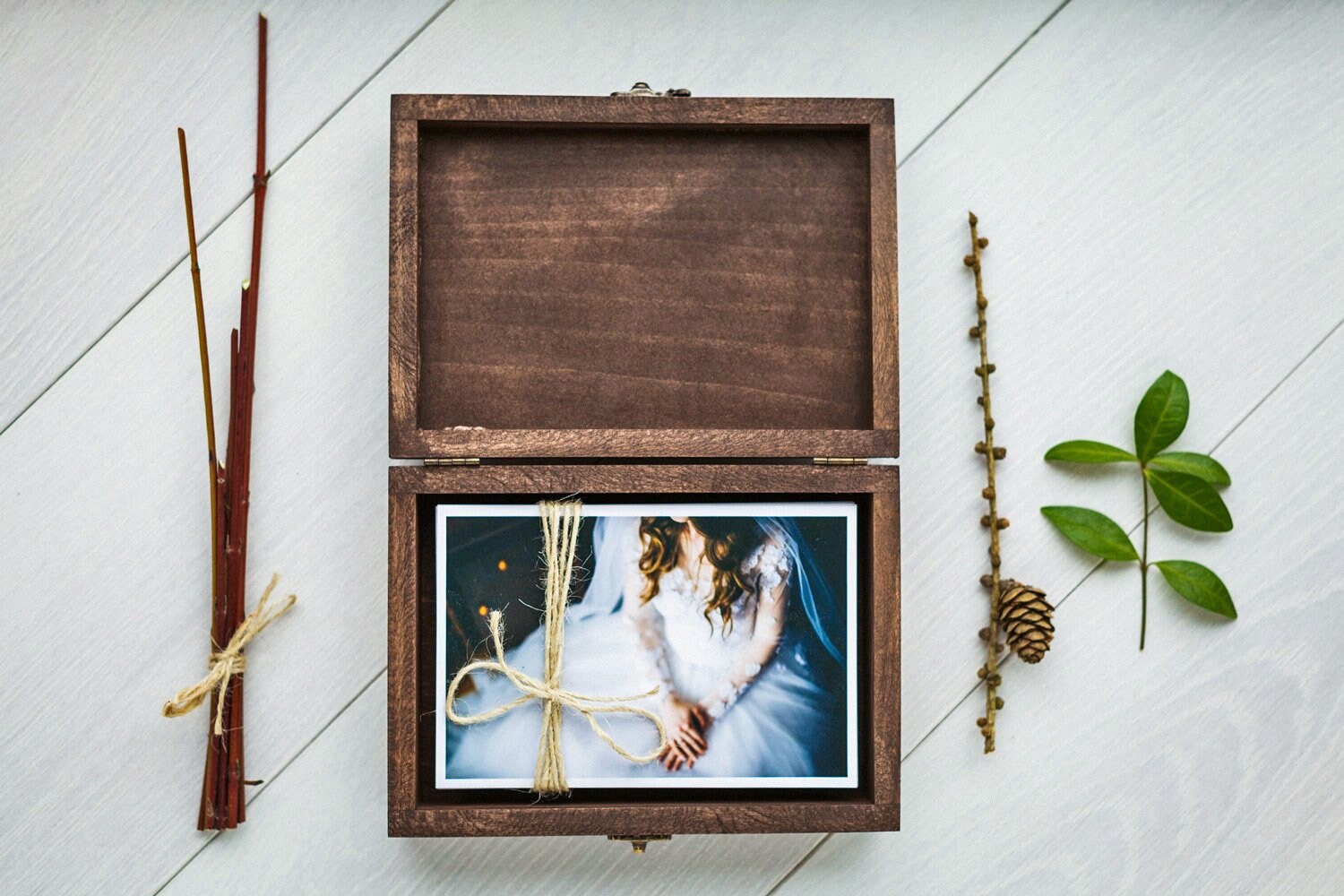 Memory Box Wedding Photo Album Box 6x8 Inch Photo Wood Gift Etsy