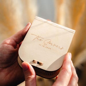 Wedding USB Box for Photographers – Personalised Wooden USB Box with Optional USB 3.0 Flash Drive