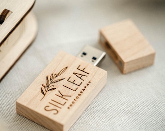 Clé USB 3.0 en bois personnalisée, cadeau pour photographe de mariage