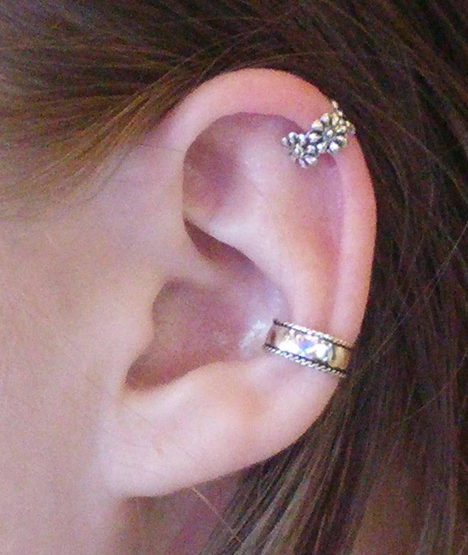 Conch jewelry Fake conch piercing Conch earring Conch Etsy