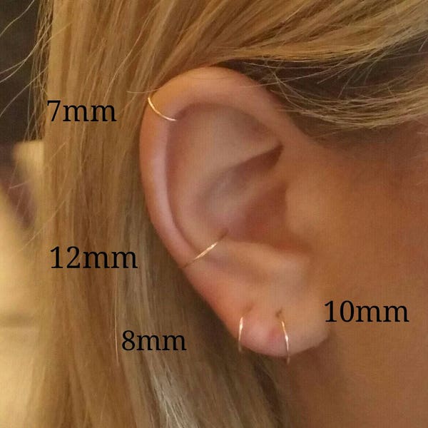 Boucle d’oreille Tragus, Tragus, Bijoux Trgus, Cerceau Tragus, Cerceau de boucle d’oreille Tragus, Goujon Tragus, Piercing Tragus, Boucle d’oreille Tragus en or, Tragus en argent