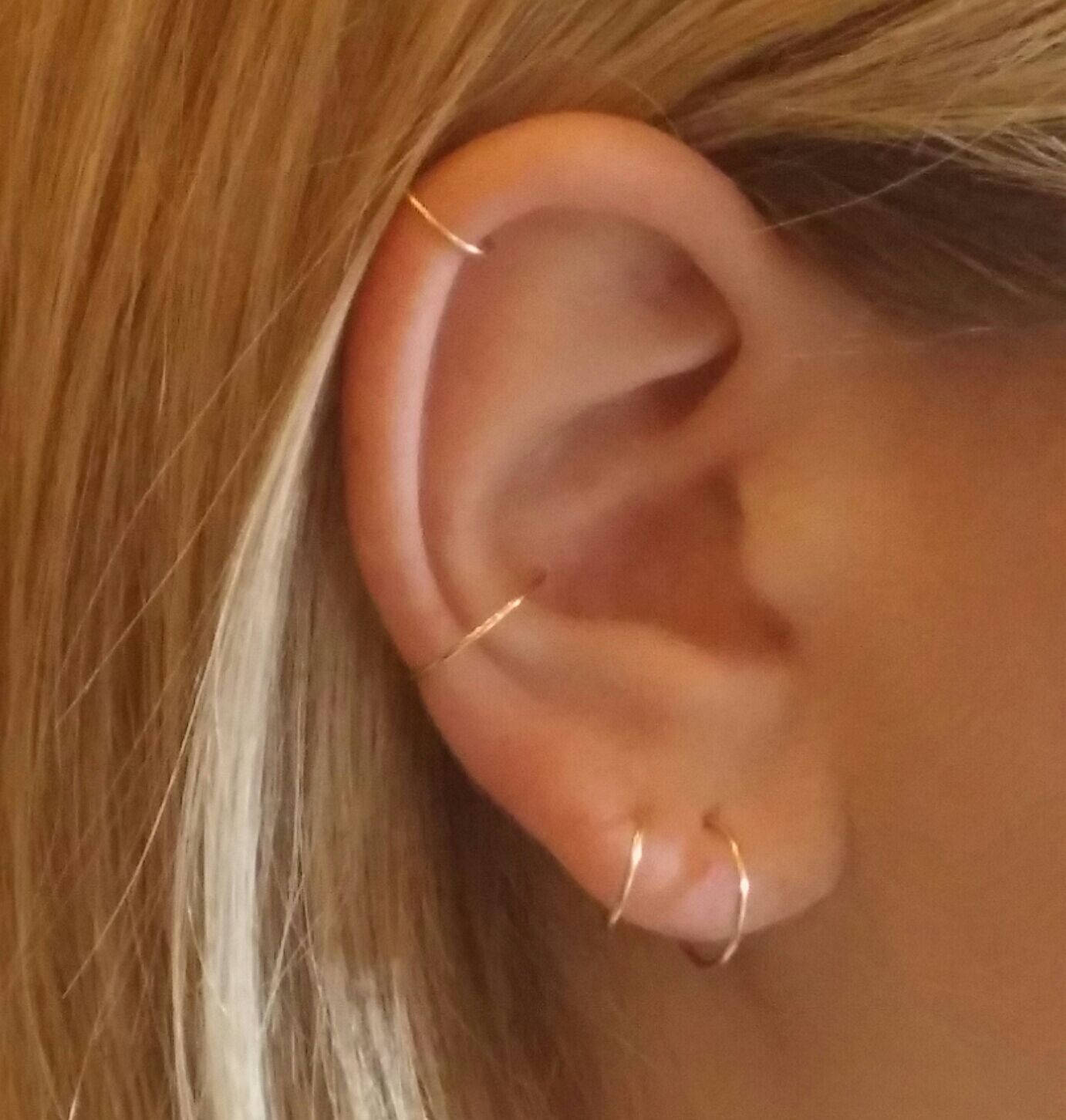 Cartilage Earring Cartilage Hoops Cartilage Hoop Earring