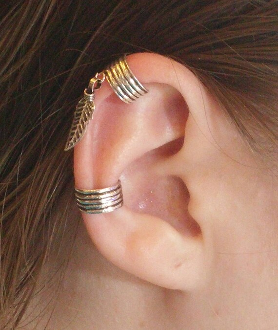Conch jewelry Fake conch piercing Conch earring Conch Etsy
