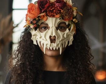 Cat Mask Cosplay Accessories for Women Day of the Dead Half Face Mask Masquerade Party Cosplay Face Mask for Girls Halloween Women Mask