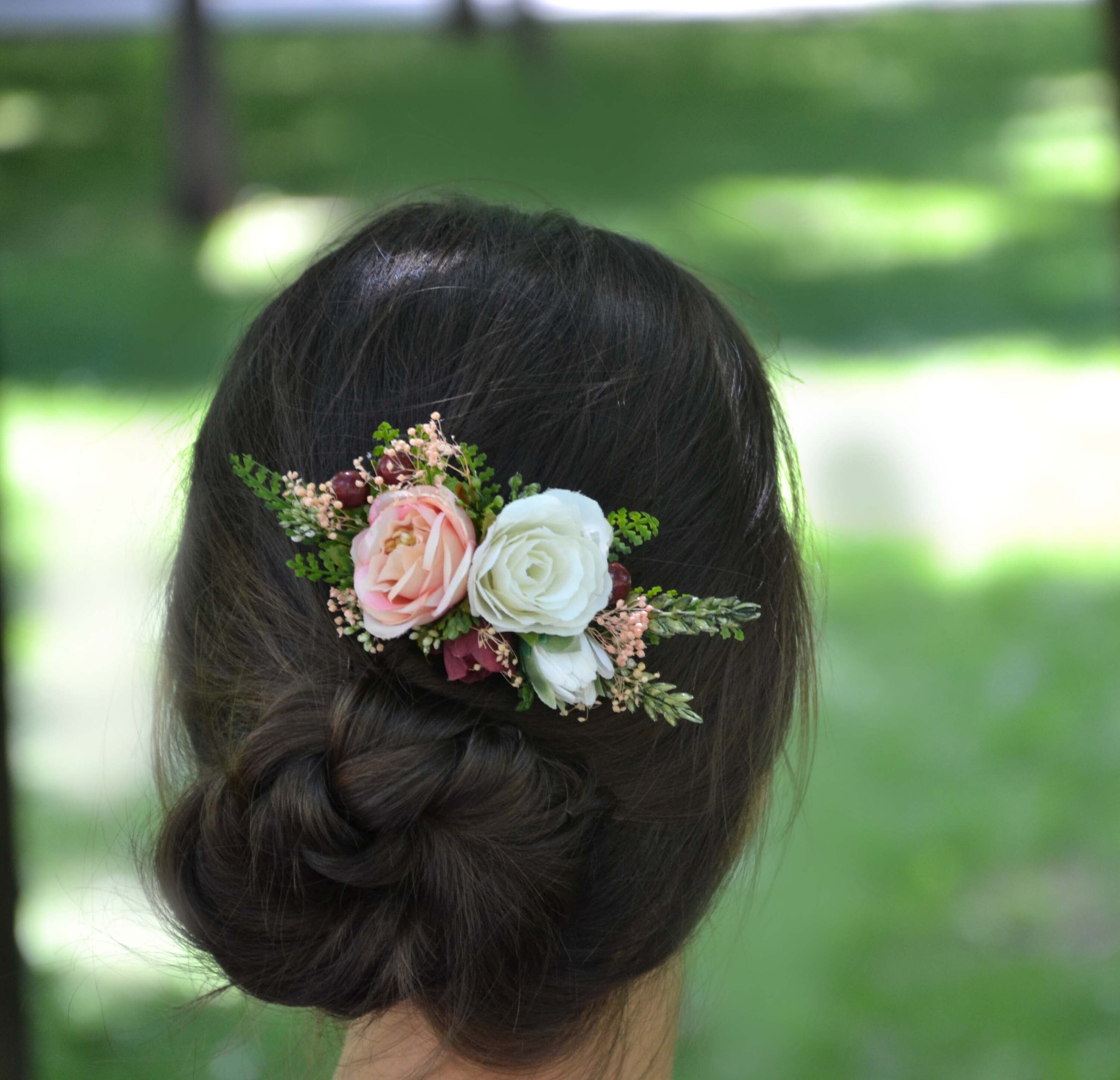 bridal flower headpiece
