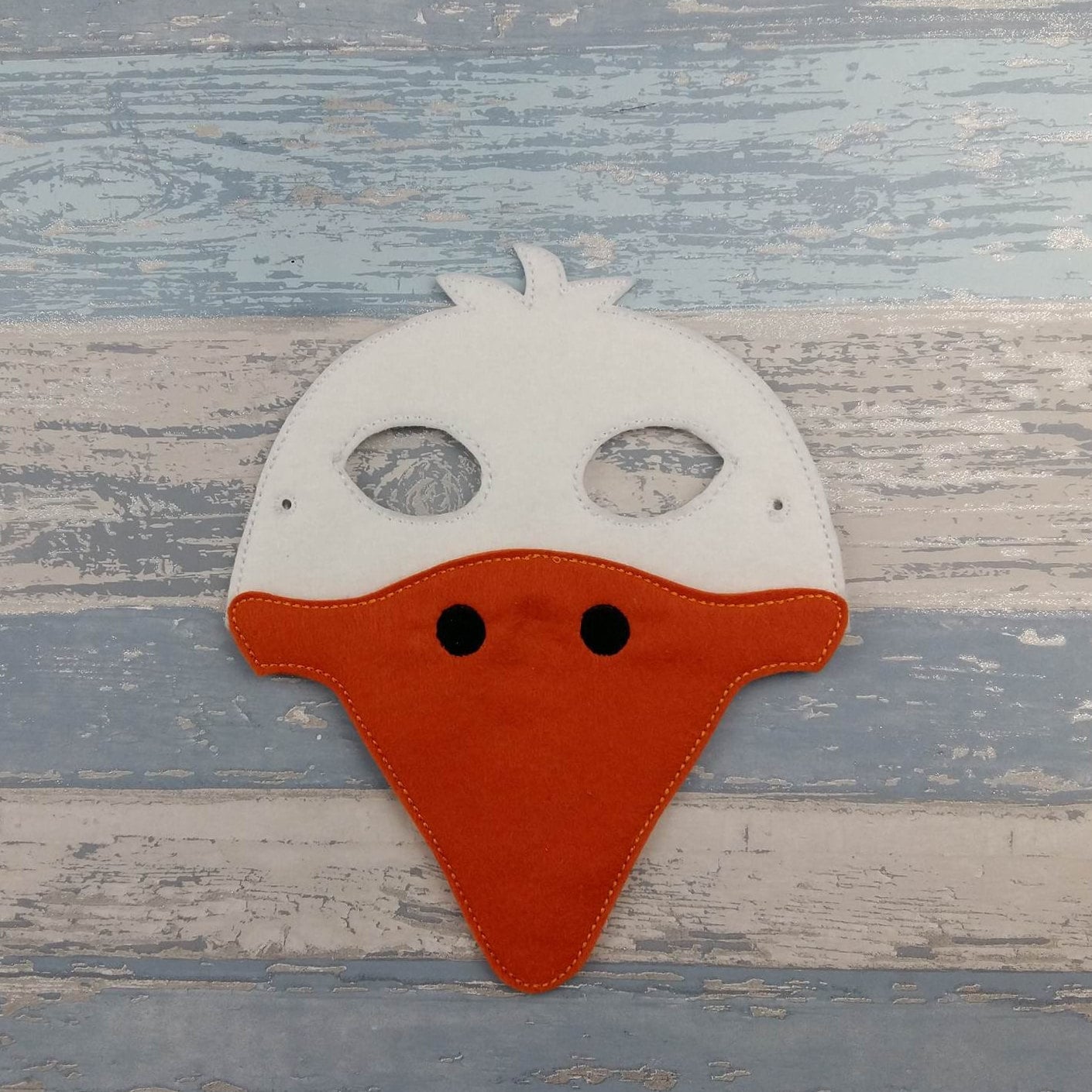 Bird Mask Felt Mask Pelican Mask Heron Mask Felt Mask | Etsy