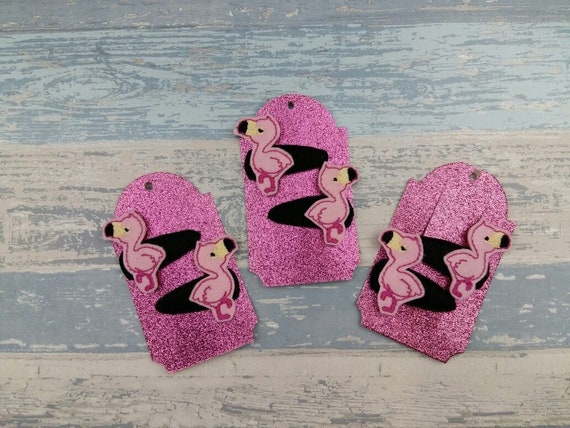 Flamingo Clip - Felt hair Barrette - Pink Flamingo - Birthday Party Gift - Party Bag Supplies - Flamingo Lover Gifts Il_570xn