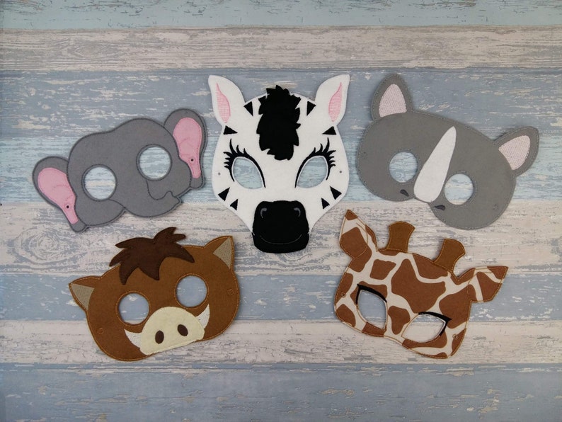 Grey Rat Felt Face Mask Cute Rat Dress Up Mask School Pretend Play Mask Halloween Birthday Party Costume Mask Rat Mask