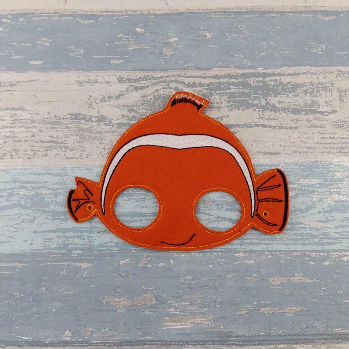 Fish Mask Felt Fish Mask Felt Mask Halloween Mask Soft Etsy