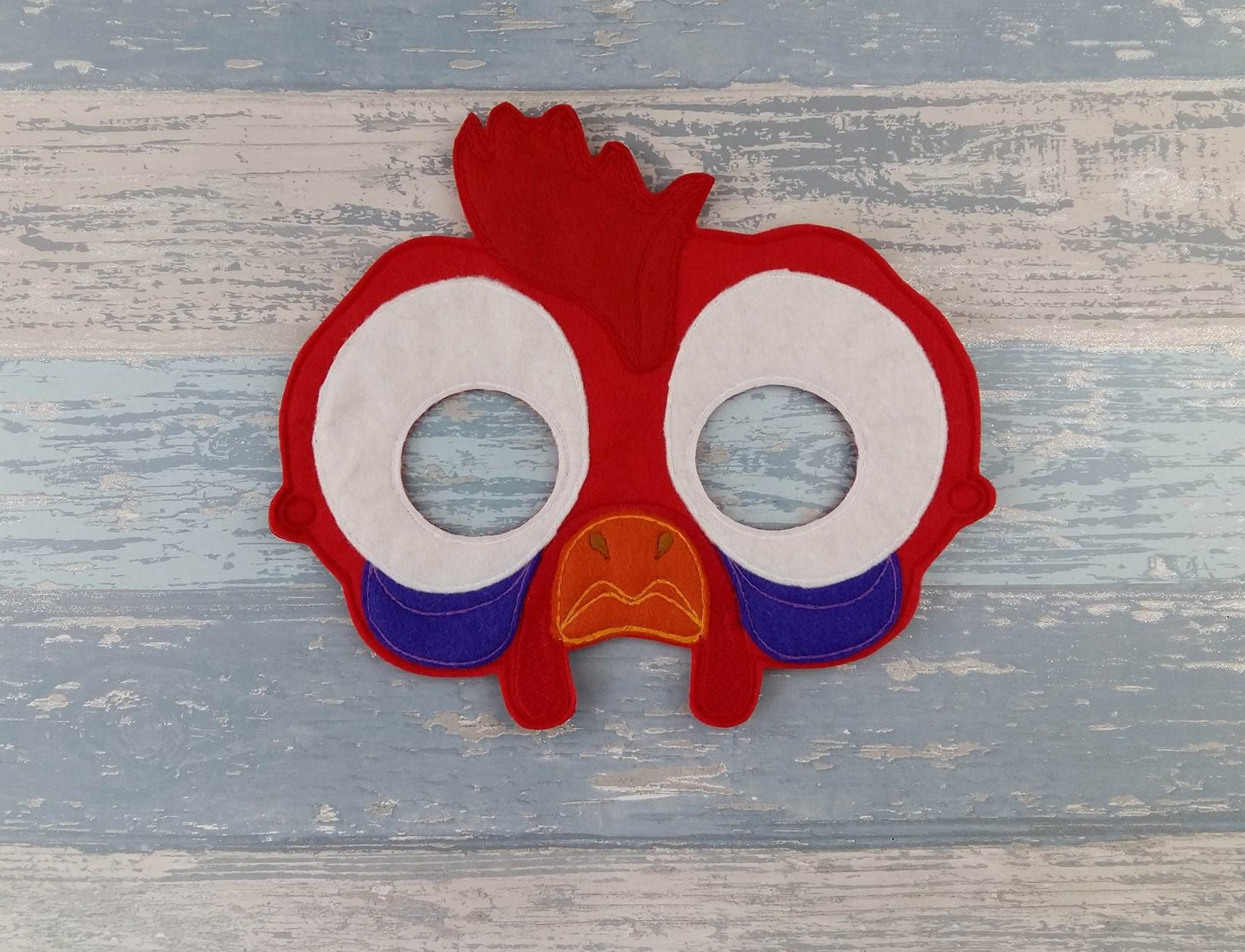 Chicken Mask Hei Hei Chicken Felt Mask Soft Mask Moana | Etsy