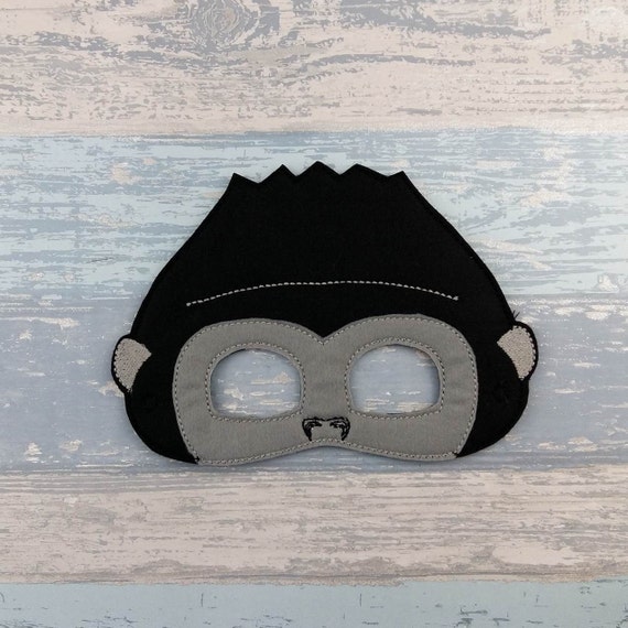 Handmade felt gorilla mask child