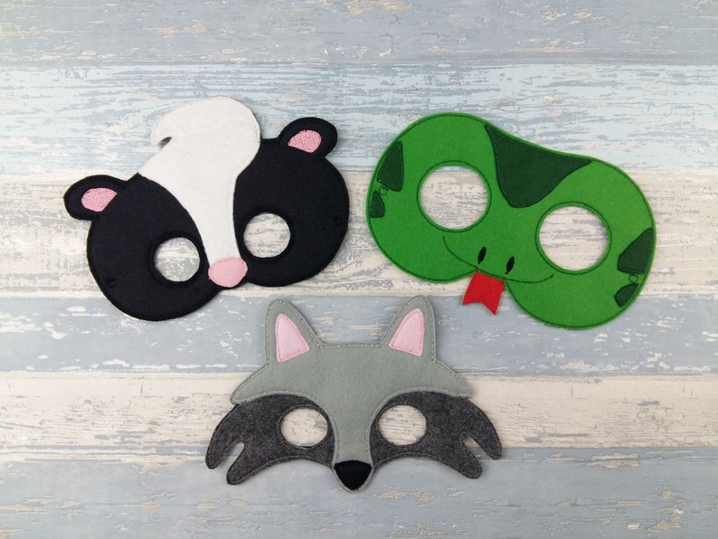 Grey Rat Felt Face Mask Cute Rat Dress Up Mask School Pretend Play Mask Halloween Birthday Party Costume Mask Rat Mask