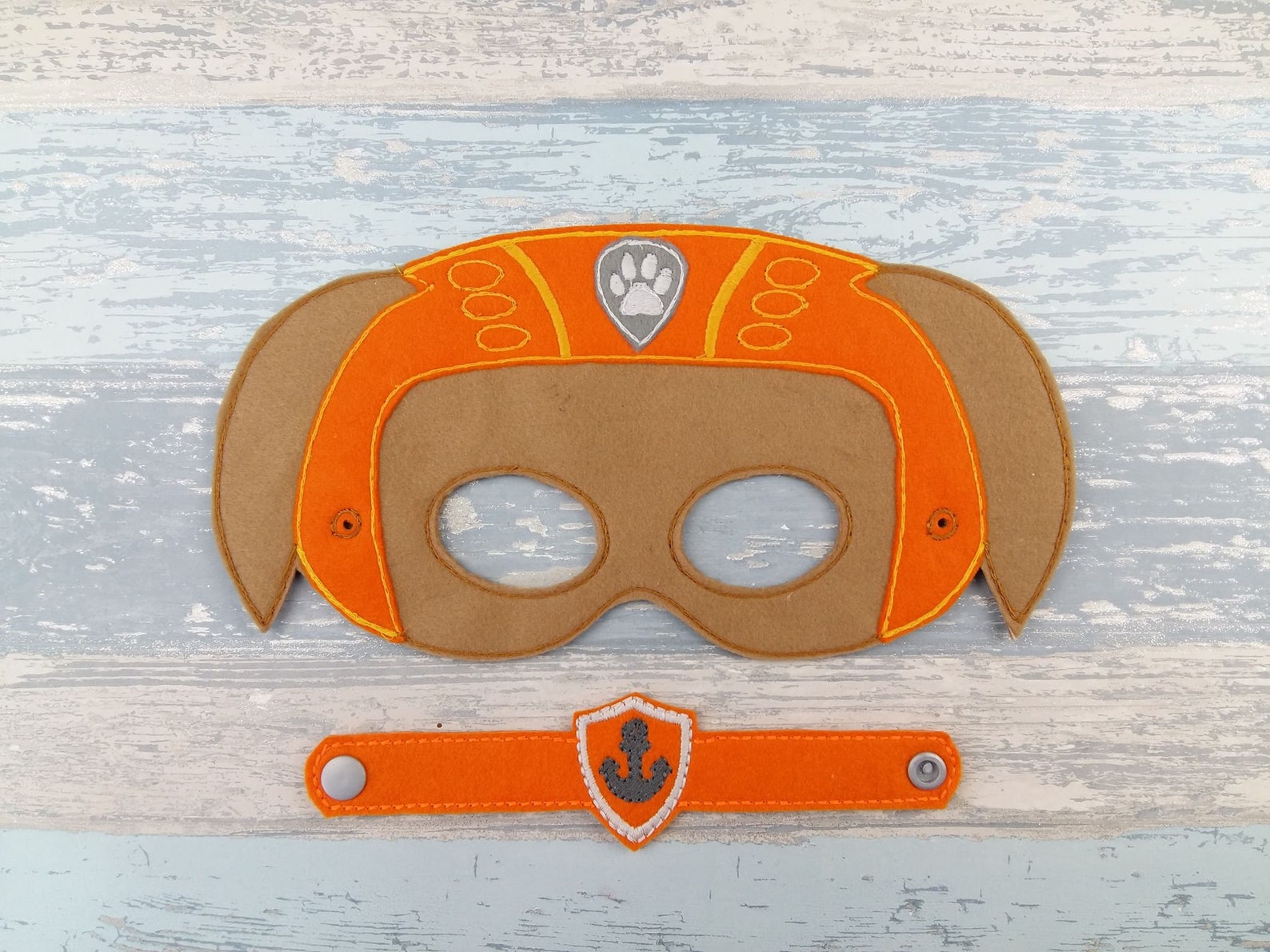 Rocky Mask Rocky Recycle Mask Paw Patrol Mask Felt Dress Etsy España