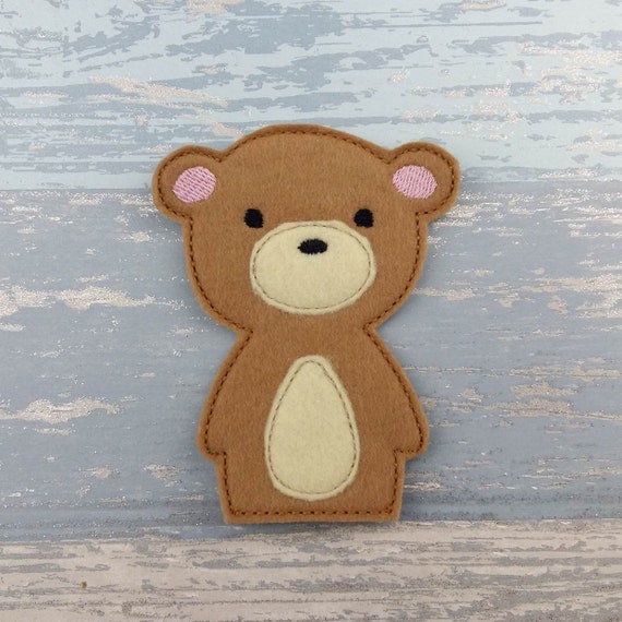 Woodland Animal Bear Finger Puppet for 