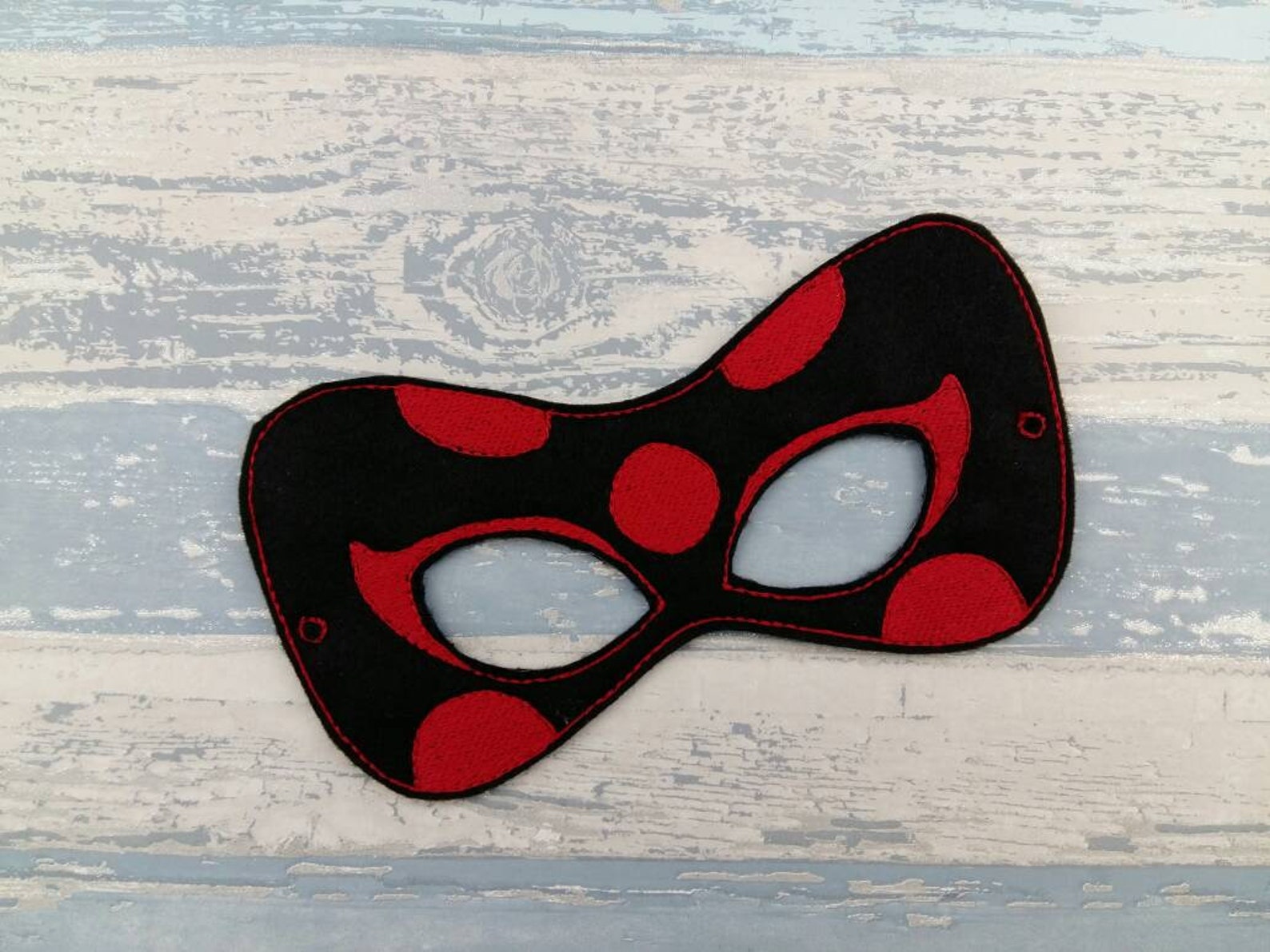 Ladybug Mask Miraculous Ladybug Ladybird Felt Mask Girl Etsy