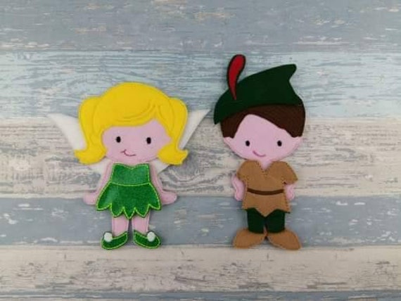 flat felt dolls