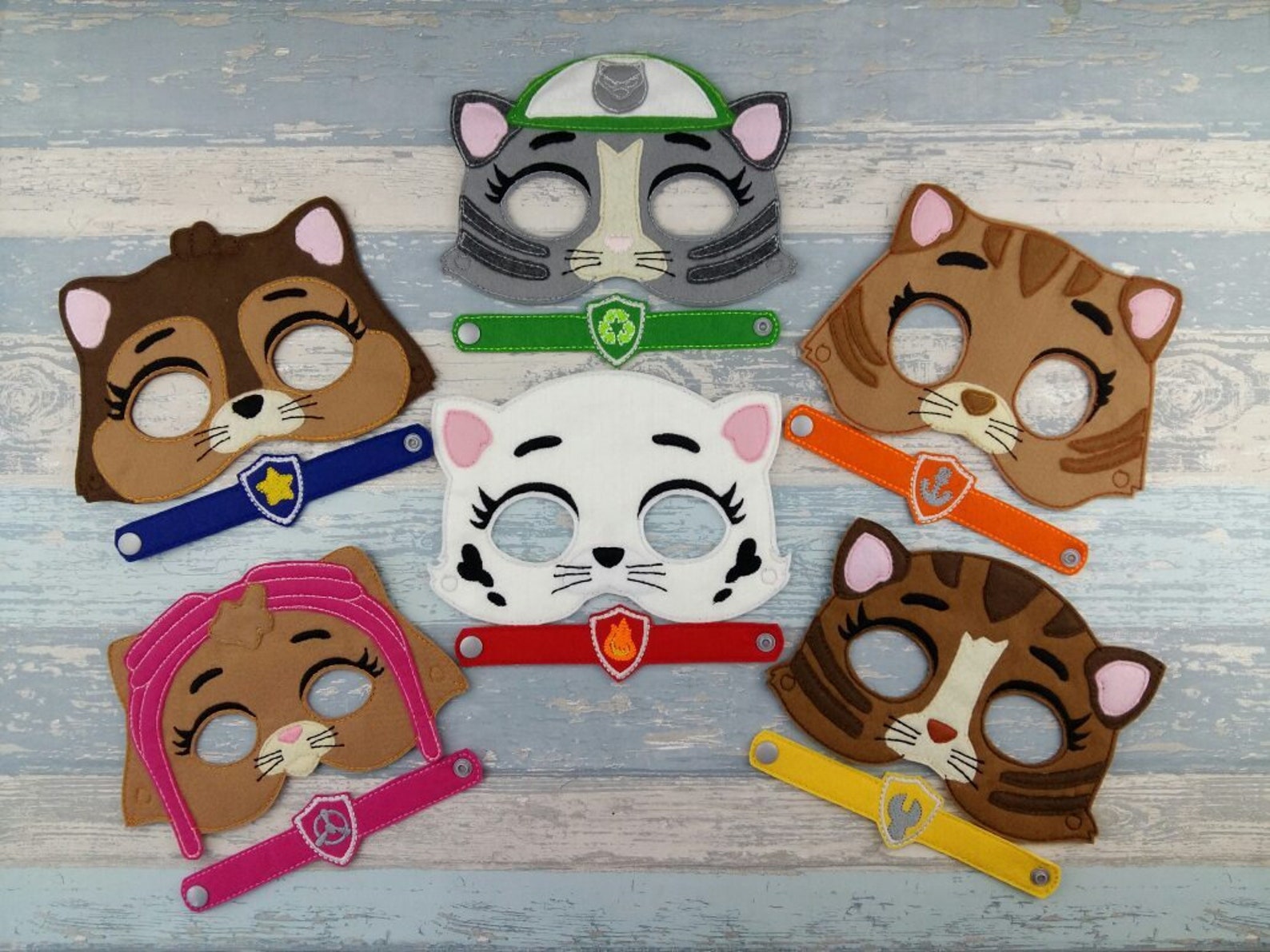 Rocky Mask Rocky Recycle Mask Paw Patrol Mask Felt Dress Etsy España