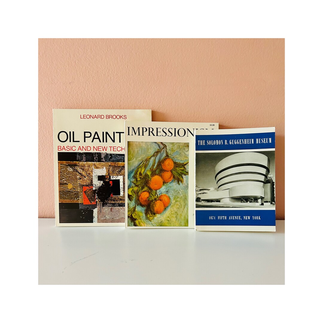 Set of 3 Midcentury Art Books in Mint Condition //