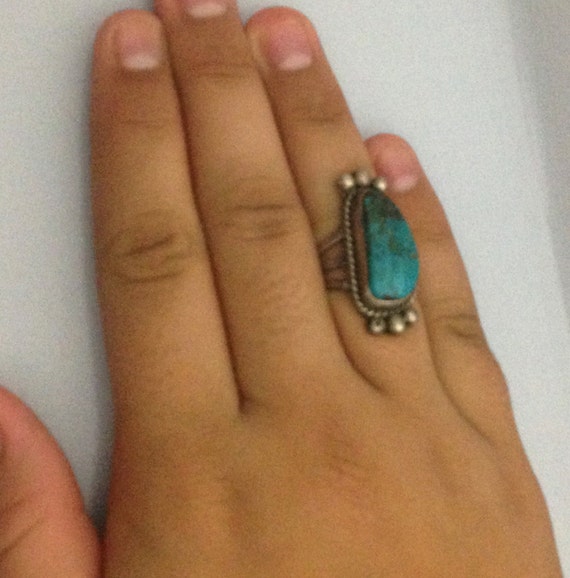 RESERVED Vintage Bisbee Native American Turquoise 