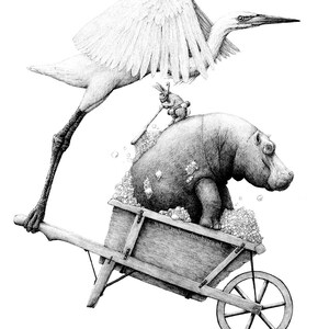 Postcard Wheelbarrow