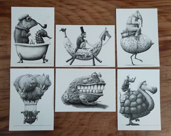 SPECIAL OFFER: 6 postcards (of your choice) for the price of 5.