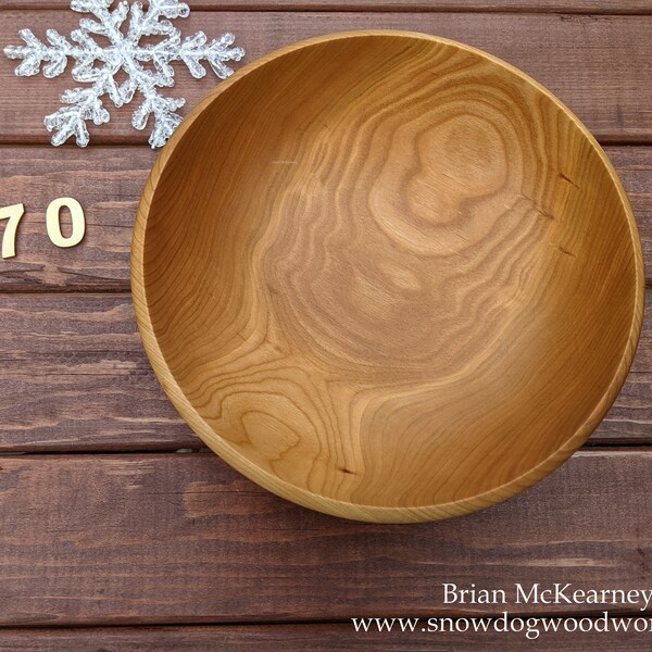 Wood Salad Bowl Etsy