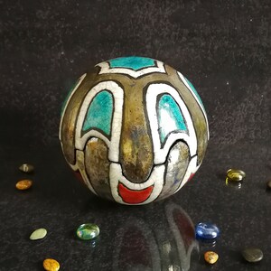 boîte à bijoux en céramique raku en forme de coquille, coffret pour bijoux et petits objets, vide poche décoratif fait main personnalisable image 2