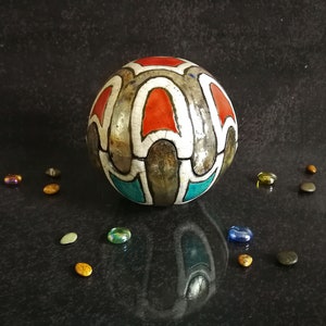 boîte à bijoux en céramique raku en forme de coquille, coffret pour bijoux et petits objets, vide poche décoratif fait main personnalisable image 3