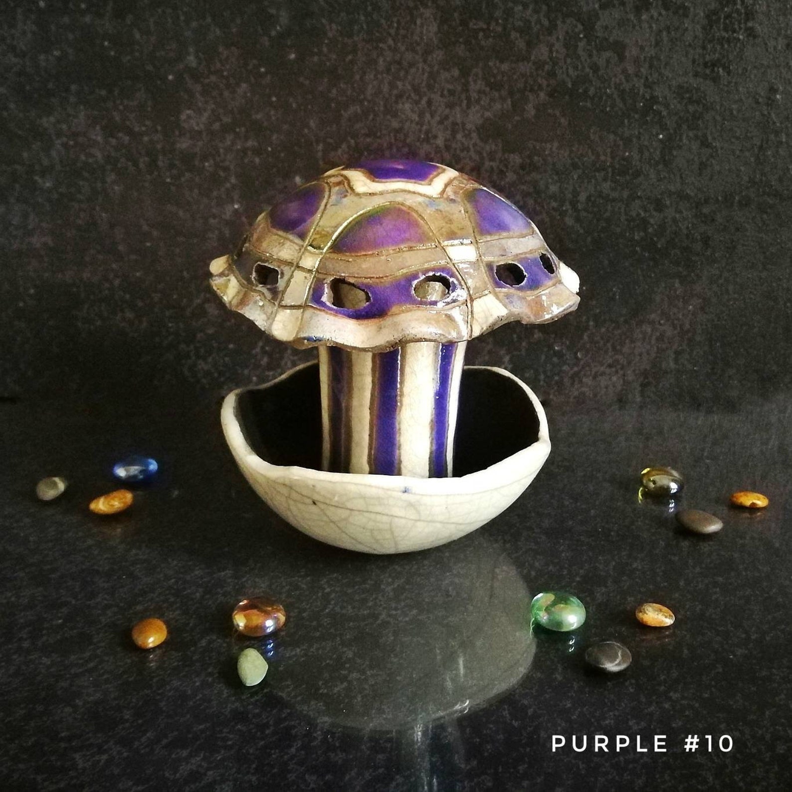 Ceramic Jellyfish Hanging Planter Pot Hanging Terrarium Raku Etsy UK