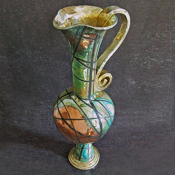 Raku Ceramic Vase – Symbol of Balance and Harmony | Handmade Sculptural Vessel - Custom Color