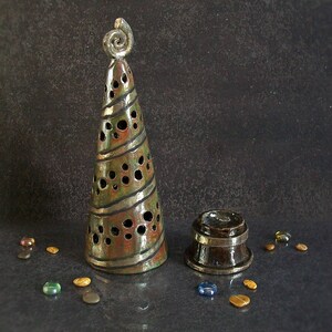 Ornamento Per Albero Di Natale In Ceramica A Forma Di Campana 8,9 Cm - Decorazione Natalizia Idea Regalo Cimelio