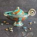 Lampada a olio in ceramica raku lampada di Aladino lampada | Italia