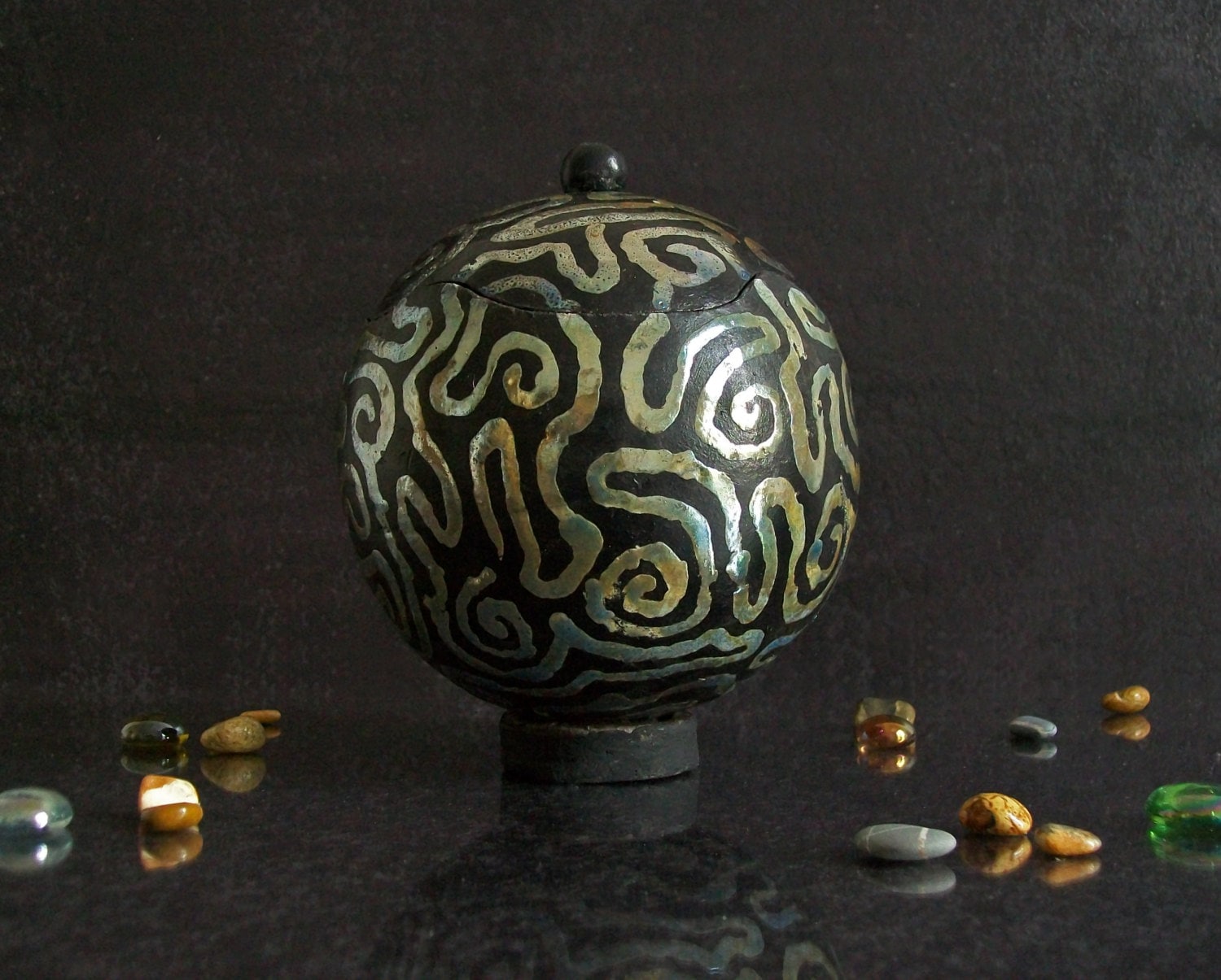 黒釉壷　鶴首瓶 鶴首花瓶 - PRODUCTS | TOUCHCLASSIC