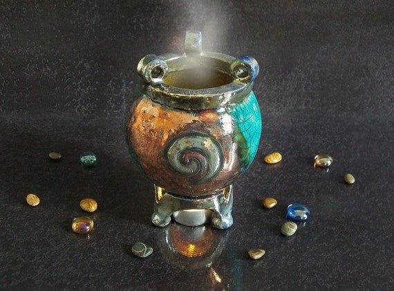 Bronze Geometric 2-in-1 wax melter - Pet Safe Candles