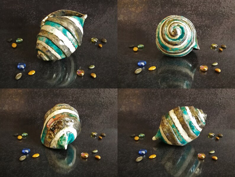 Decorazioni artigianali per ambienti moderni e costieri. Conchiglie disponibili in tre colori vivaci.
Handcrafted decorations for modern and coastal settings. Shells available in three vibrant colors.