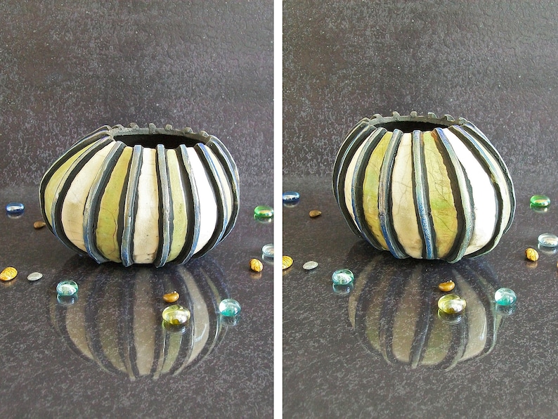 raku ceramic planter pot set hermit crab shell shell planter coastal decor succulent planter pot sea shell home decor beach house decor