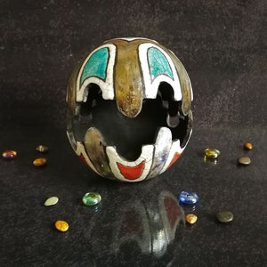 boîte à bijoux en céramique raku en forme de coquille, coffret pour bijoux et petits objets, vide poche décoratif fait main personnalisable image 4