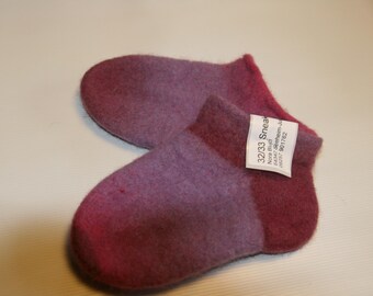 32/33 meias de feltro feitas à mão para tênis, botas de borracha, sapatos de cama comprimento do pé 21 cm