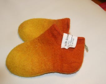 34/35 meias de feltro feitas à mão para tênis, botas de borracha, sapatos de cama comprimento do pé 22 cm
