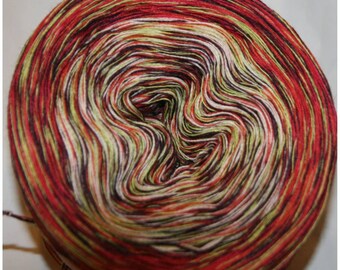 170 gr620 m bobble enrolado à mão 4 camadas não torcidas 50 algodão/49 acrílico 1 fio brilhante adequado para crochê, tricô
