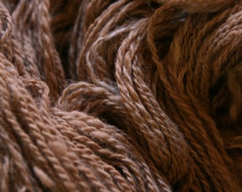 126 g de alpaca de 2 camadas marrom claro Nd 3-7 para lavar à mão