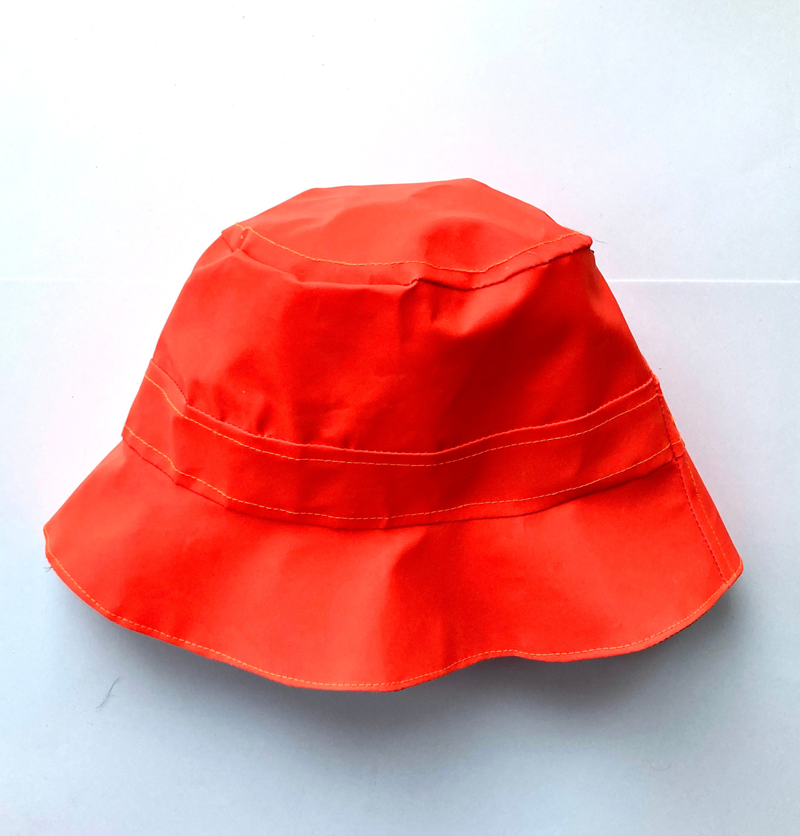 Orange Reversible Reflective Bucket Hat Etsy
