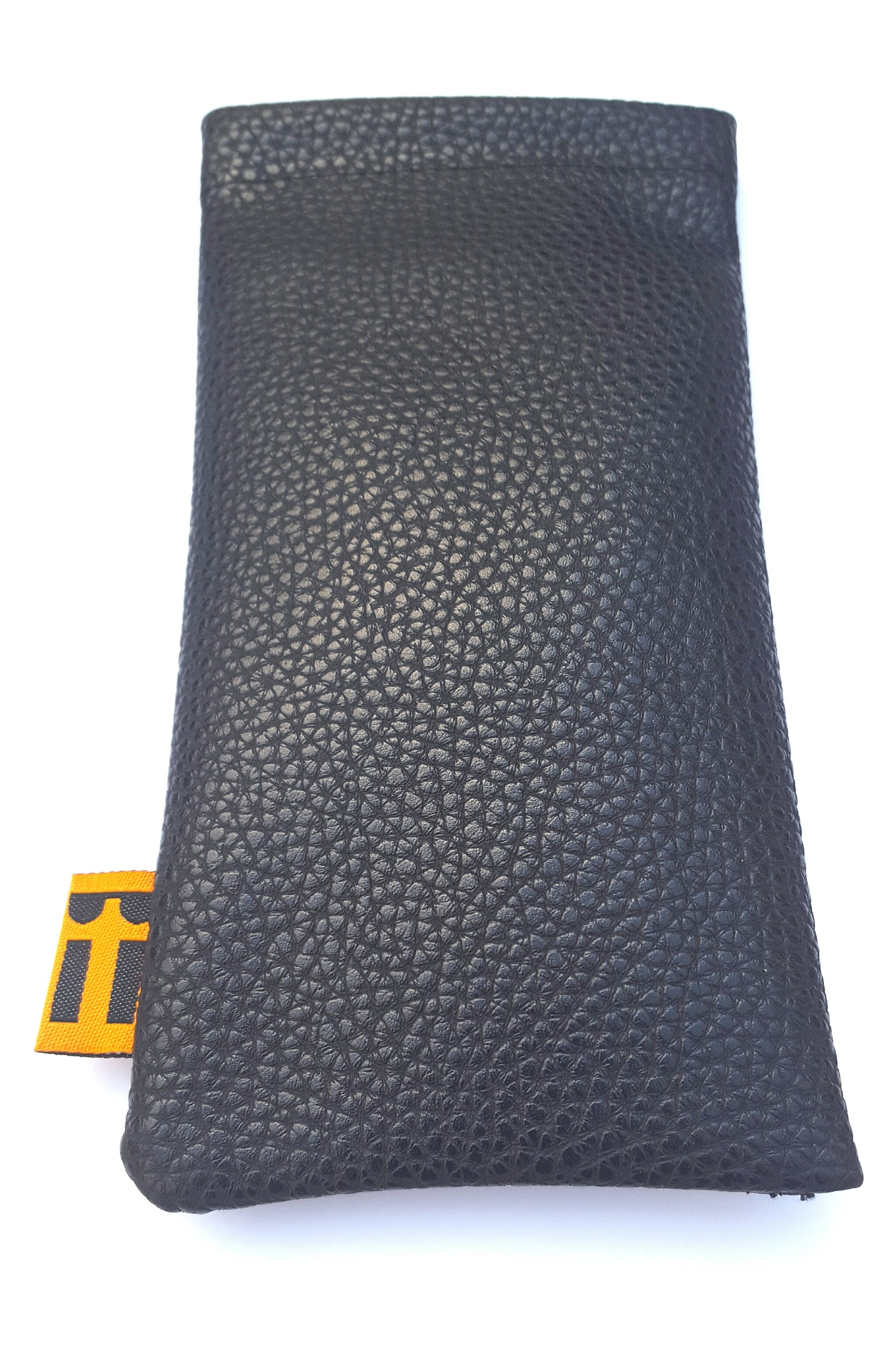 Slim Black Glasses Case Quality Squeeze Snap Top for Reading Etsy