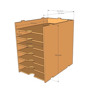 A4 Paper Storage Unit Portrait image 5