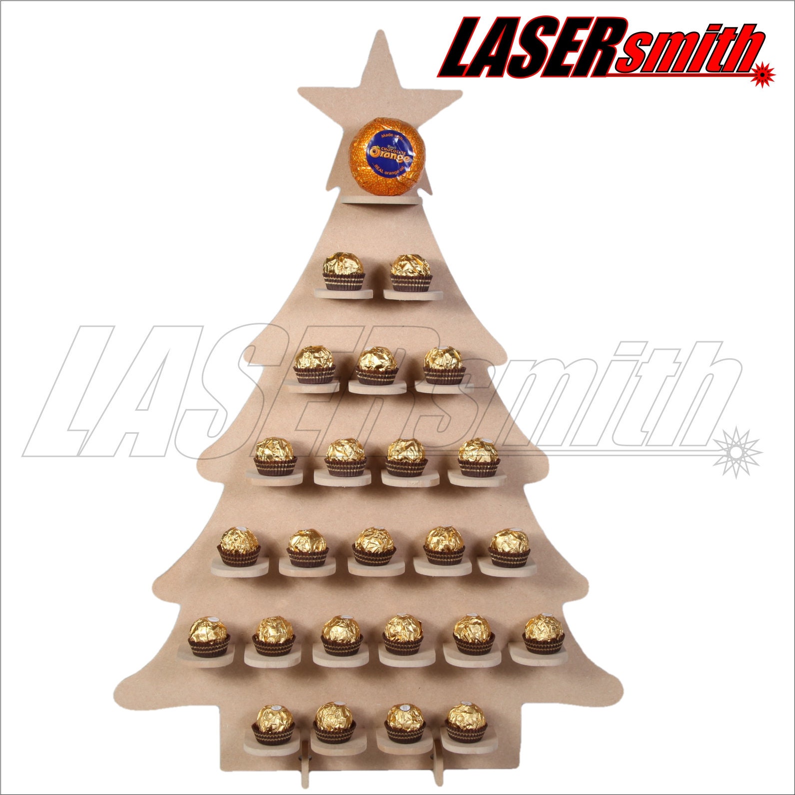 Christmas Tree Advent Calendar for Kinder Egg Ferrero Rocher Etsy UK