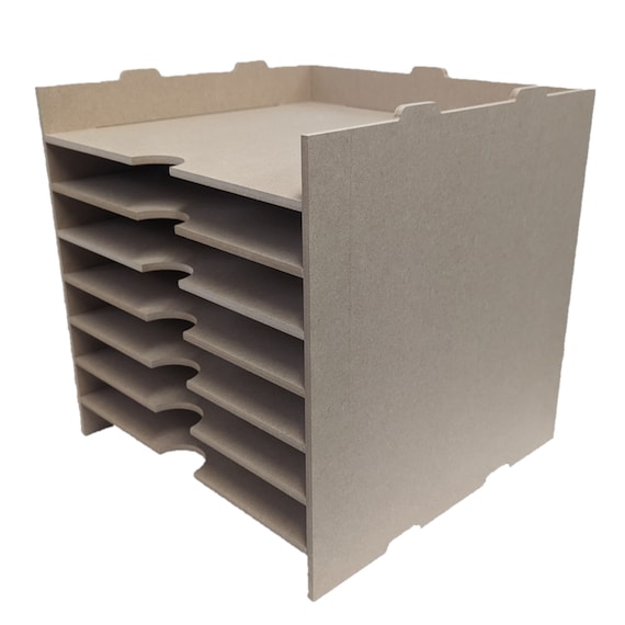 12 X 12 Inch Paper Storage Unit for Craft Etc Fits Ikea Kalex Cube