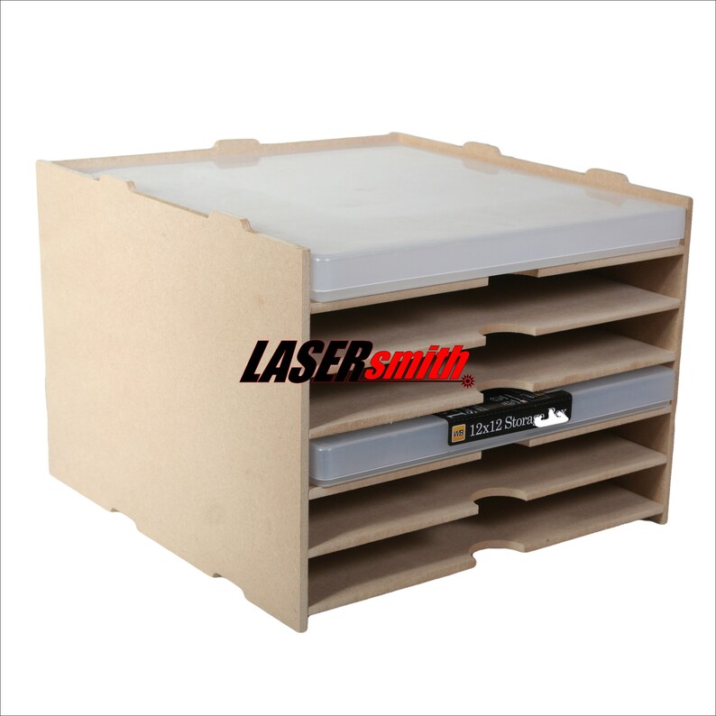 6 Shelf Kallax storage for 12 X 12 plastic storage containers Etsy