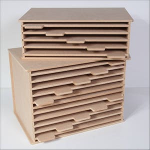 Metal Die Storage Units - 3 sizes available - 5, 10 or 15 trays which holds up to 30 Magnetic Sheets