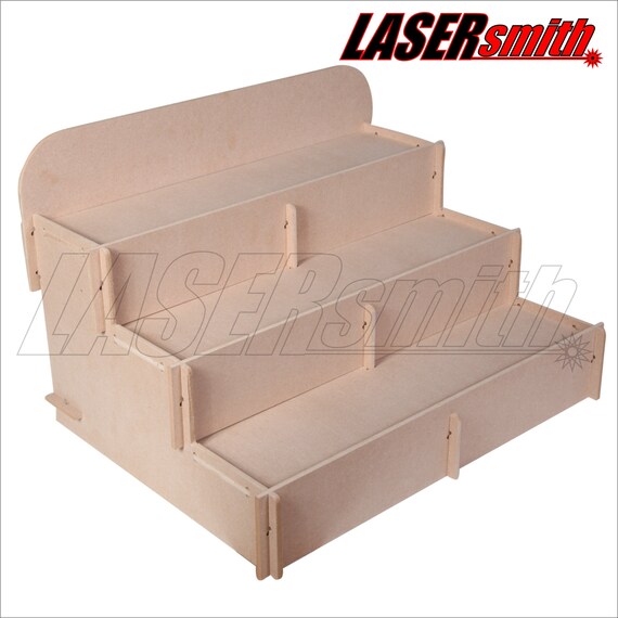 Xl 3 Tier Shop Counter Retail Display Shelf Unit Flat Pack Etsy