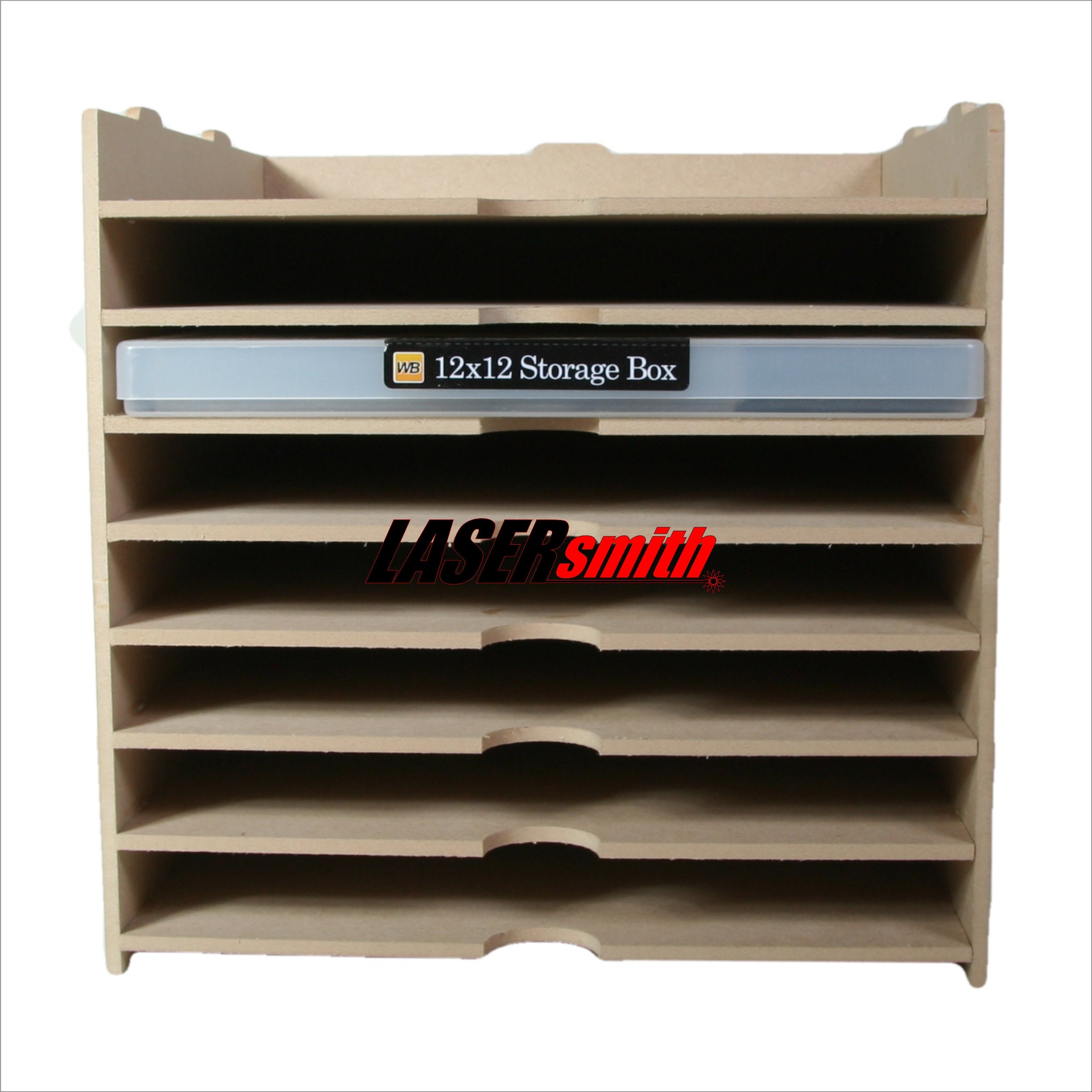 Ikea Kallax Storage for 12 x 12 plastic storage containers for Etsy